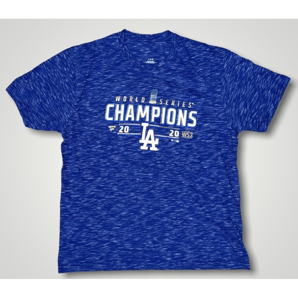 Fanatics Los Angeles Dodgers Mens 2020 World Series Champions T Shirt Size Large